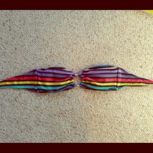 Bandeau Bikini Top with clasp around back