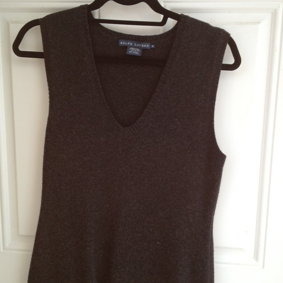 SOLD!!!RALPH LAUREN Wool  Cashmere Sweater Dress - Picture 4 of 4