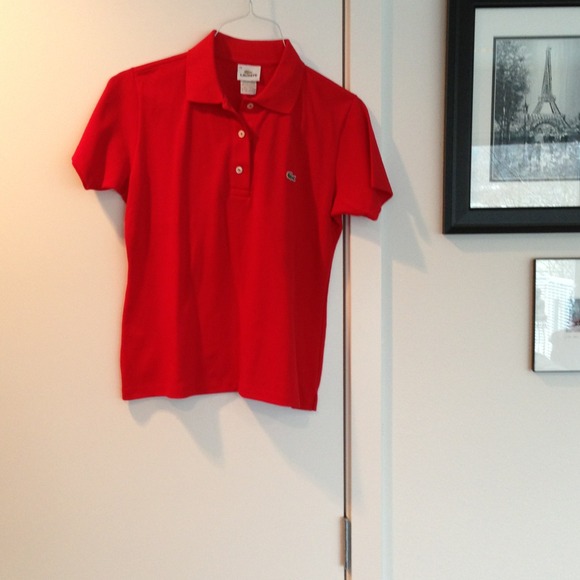 Lacoste Red Polo Shirt