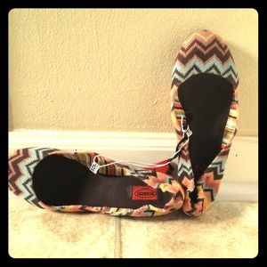 Missoni ballet flats