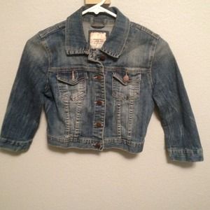3/4 length jean jacket