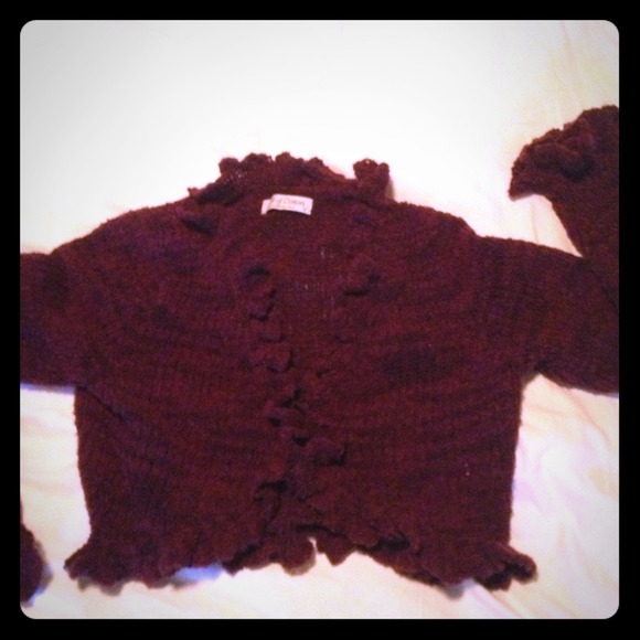 Handmade 'Ball of Cotton' sweater-NEW. Adorable on