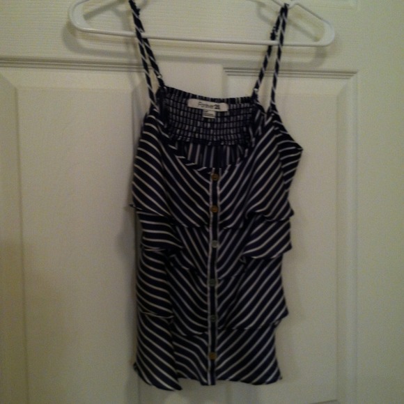 Satin Stripe Tank