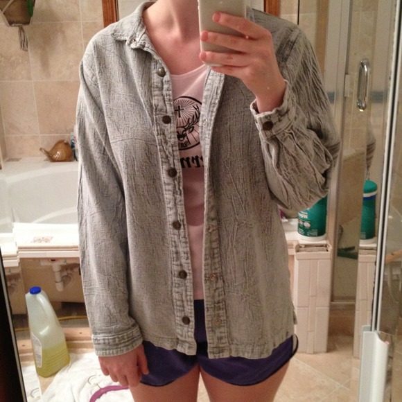 90's Acid Wash Button-Up