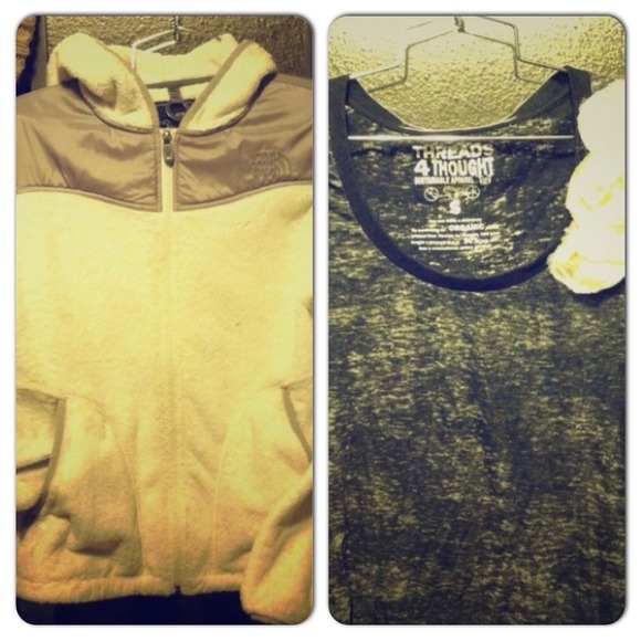 **RESERVED Bundle** Northface and Flower Tee