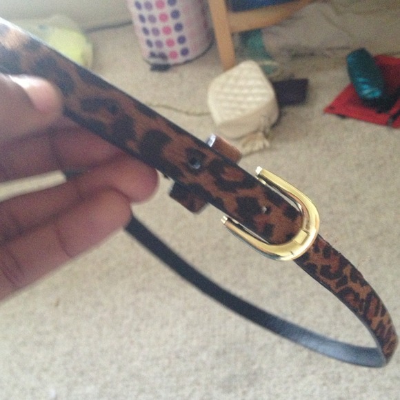 Accessories - Cheetah print belt