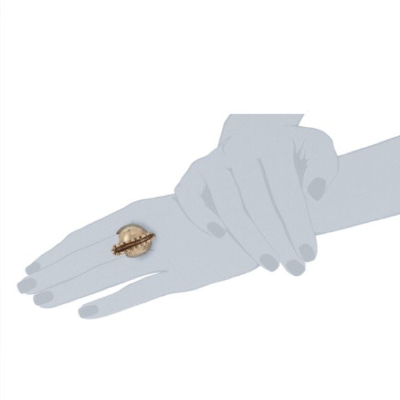 14k gold plated Erin Wasson Warrior ring 🆕 - Picture 2 of 2