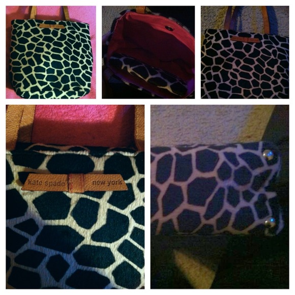 Kate Spade giraffe bag tote.