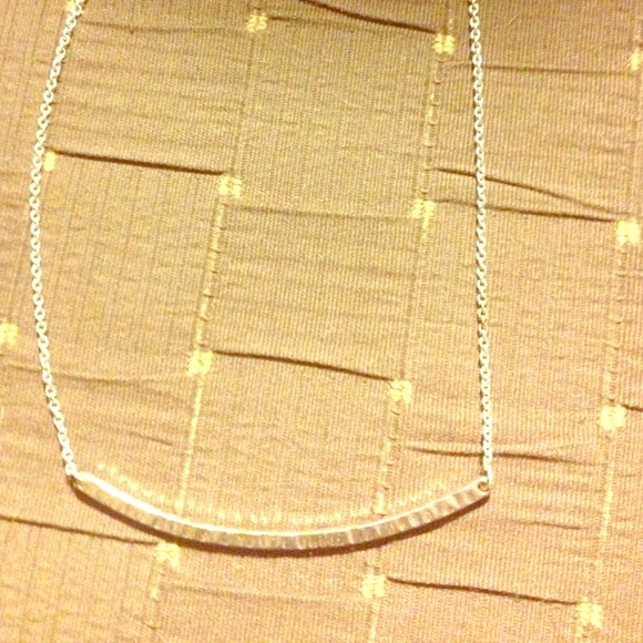 Reserved for @Cinthiaar! Silver bar necklace