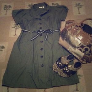 💢SOLD💢 Olive green Dress