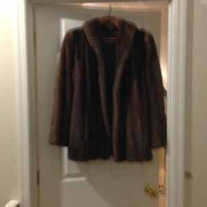 Beautiful mink jacket with satin lining