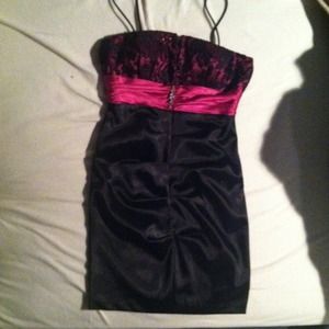 worn ONCE. fitted dress