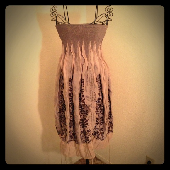 Lapis Dresses & Skirts - Versatile Blush and Brown Dress/Skirt