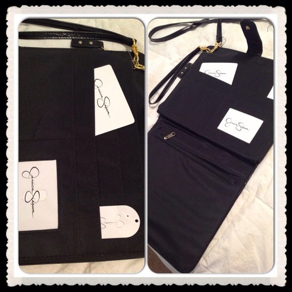 SOLD❤Jessica Simpson black sequin patent iPad case - Picture 3 of 4