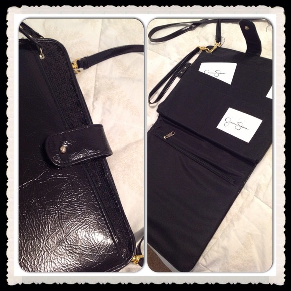 SOLD❤Jessica Simpson black sequin patent iPad case - Picture 4 of 4