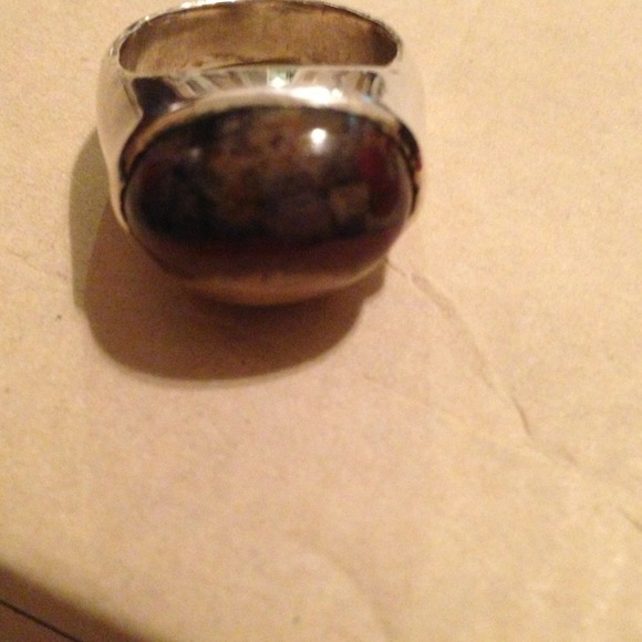 Stone silver ring - Picture 3 of 4