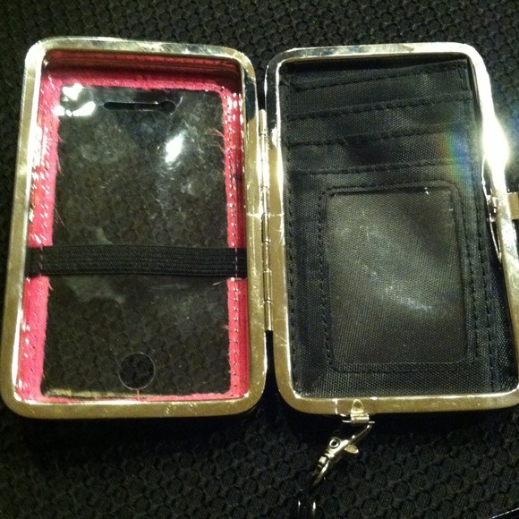 🚫Traded🚫Lace, cell phone wallet wristlet