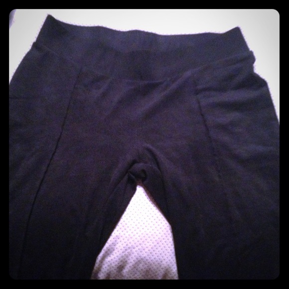 Black suede leggings brand new!!
