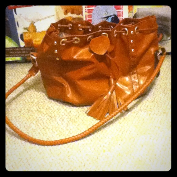 Slouchy Brown Leather Hobo Bag