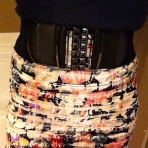 💥💥💥Black stretch belt with metallic closure