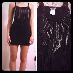 SOLD IN BUNDLE! Wet Seal Long Tank Fringe Details
