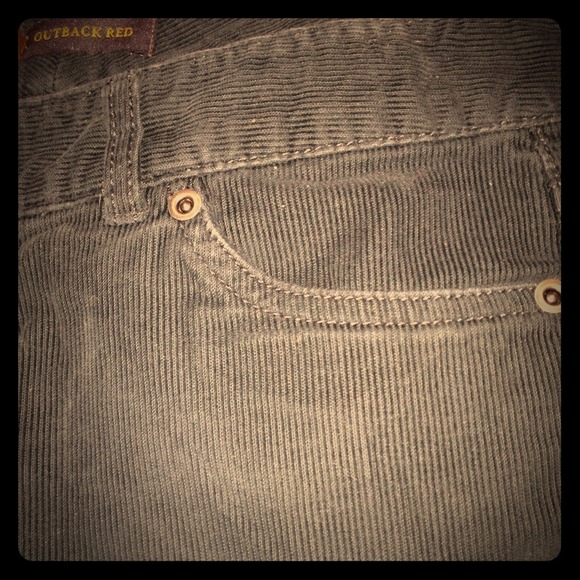 Deep blue, vintage look, corduroy boot cut pants