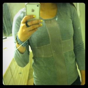 Never worn gray long sleeved sweater/shirt