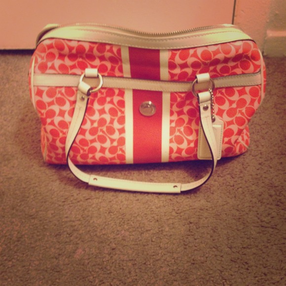 Authentic Coach purse pink