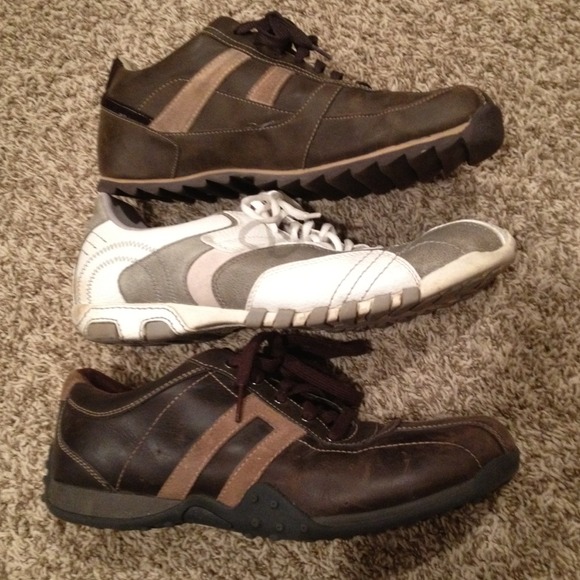 White/tan pair only!! Men's  size 11 - Picture 2 of 3