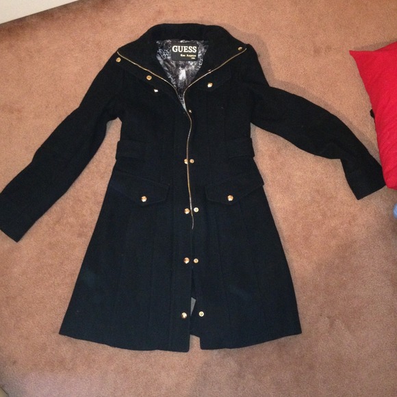 ***Sold***Guess Black XS peacoat