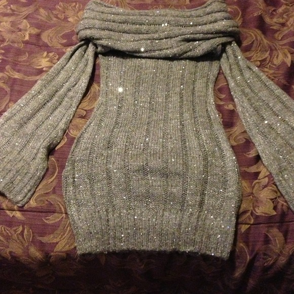 ππSOLD TO A VERY LUCKY LADY Hot Sweater Dress - Picture 4 of 4