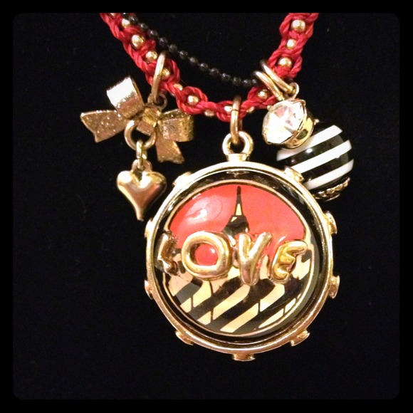 Betsey Johnson Love Necklace