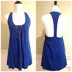 chain necklace + silk racer back tank