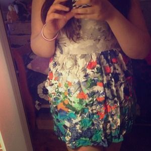 Floral forever 21 dress