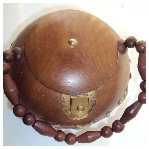 Vintage Wood Purse - Picture 2 of 4