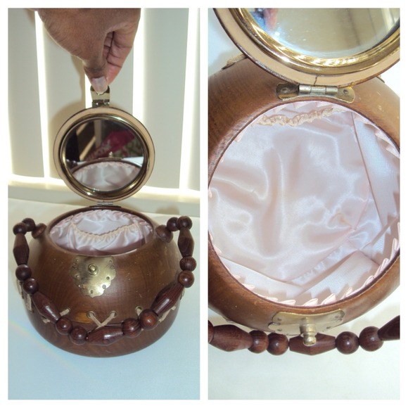Vintage Wood Purse - Picture 3 of 4