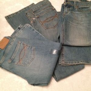 NWOT Abercrombie girls jeans size 16 Slim 2 pairs