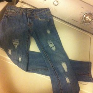 Karma Blue ultra stretch size 5 skinny jeans