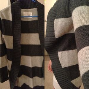 💢SOLD💢 Aeropostale Long Striped Cardigan
