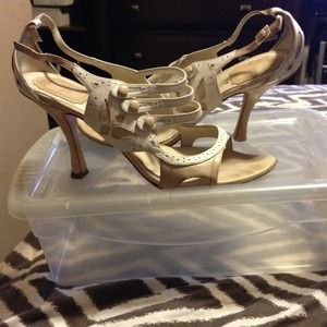 Christian Dior open toe pump sandal