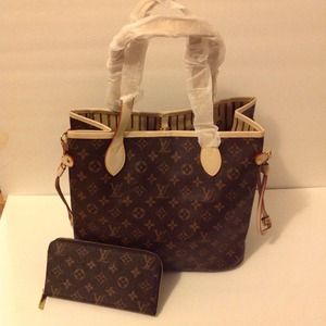 Never full bag & wallet set