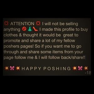 💥 Happy POSHING 💥