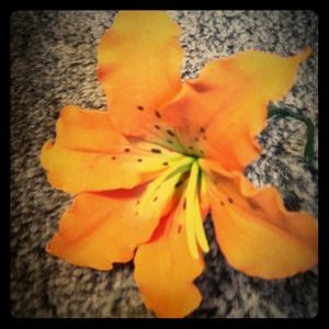 BUNDLED- ALOHA flower for your hair handmade