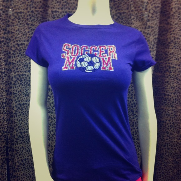 Soccer mom bling tee