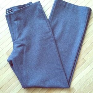 •Joseph• heather grey wool pants.