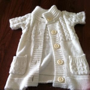 White sweater for girl