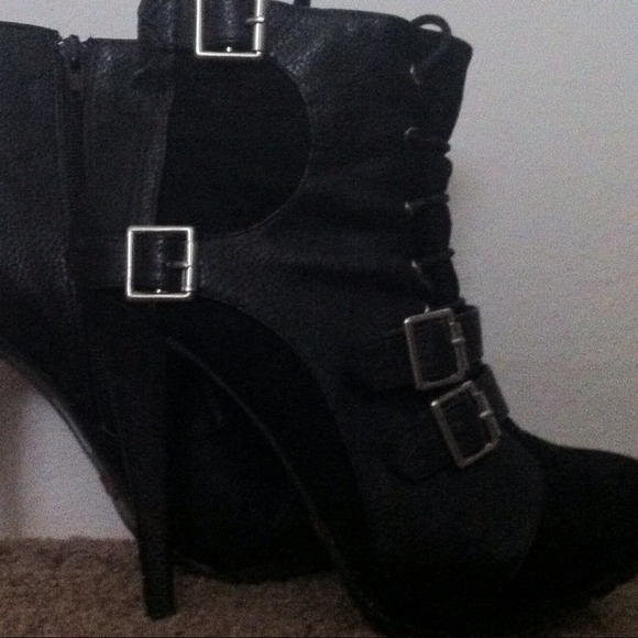 Sold**** High heel half boots