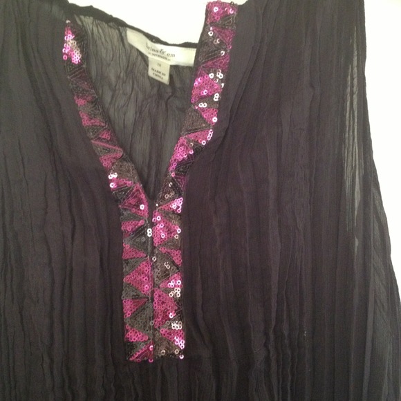 Plus size brown and pink top - Picture 2 of 3