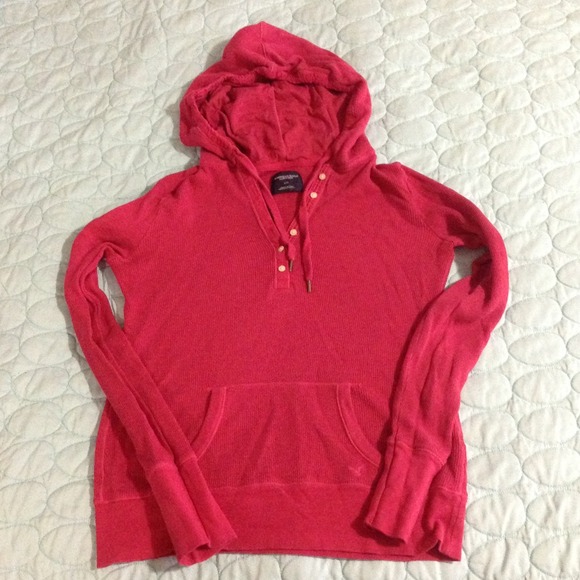 American Eagle thermal hoodie Sz L