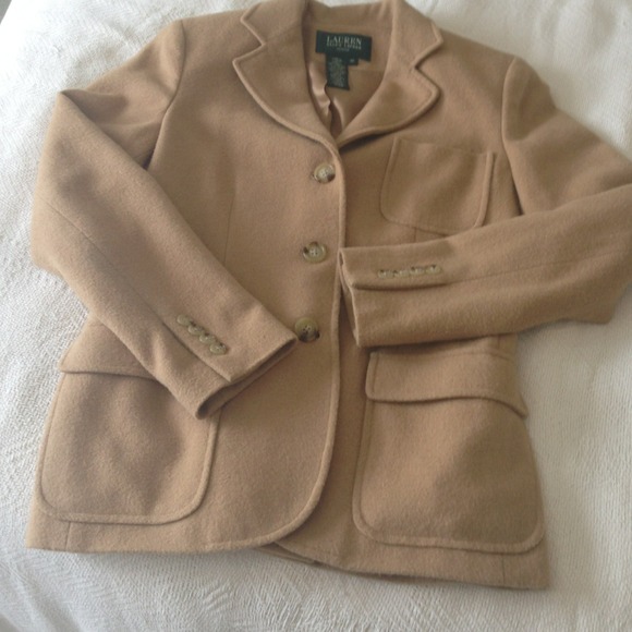 Ralph Lauren camel hair blazer